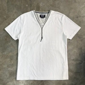 V Neck - White Tee