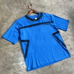 Belenciaga Blue distressed tshirt
