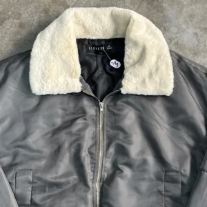 Olive cropped jacket