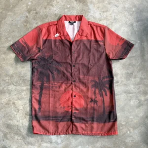 Maroon printed shirt