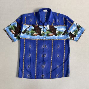 Vintage eagle print graphic shirt