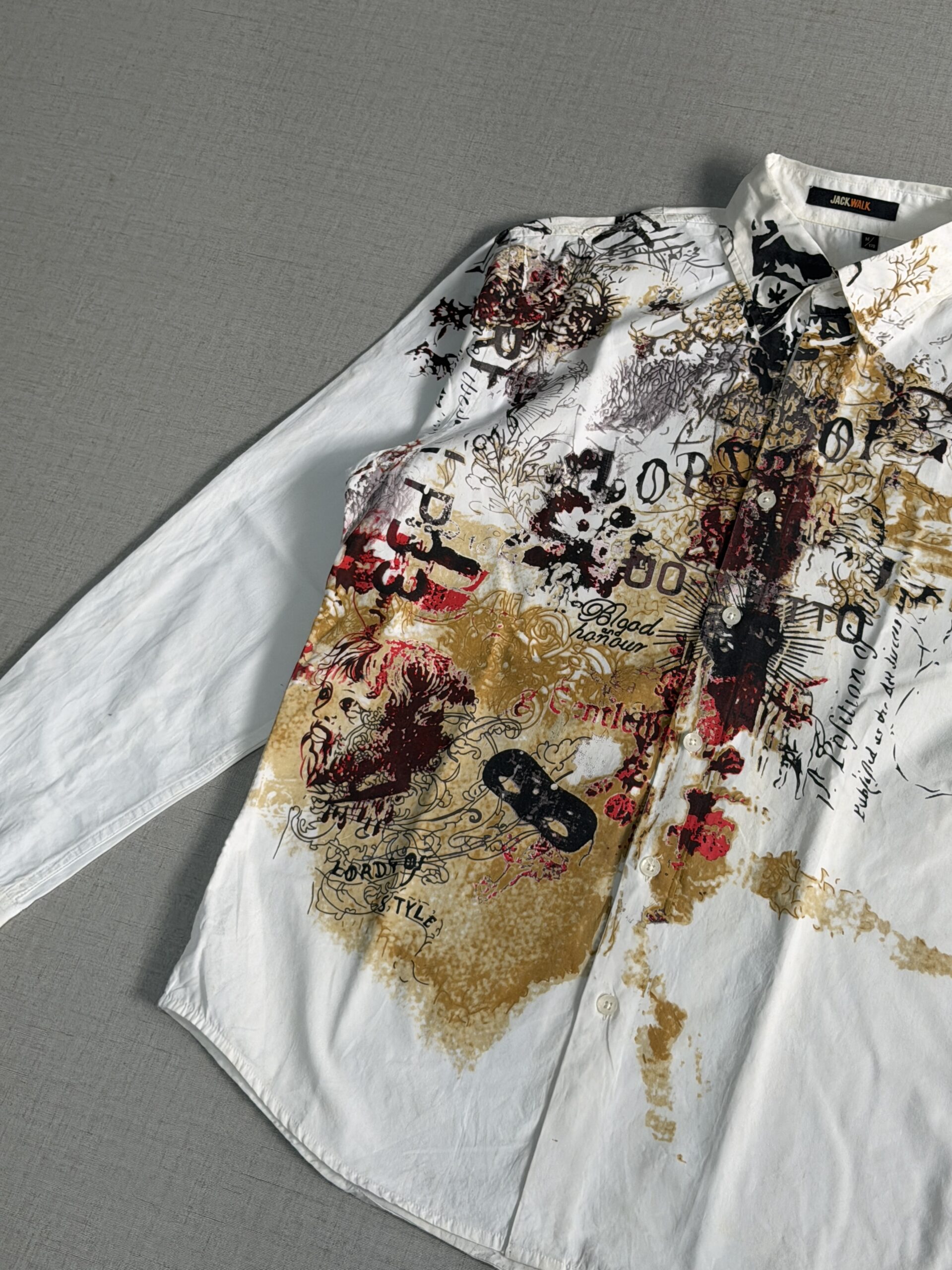 Graphic typography printed shirt - Image 7