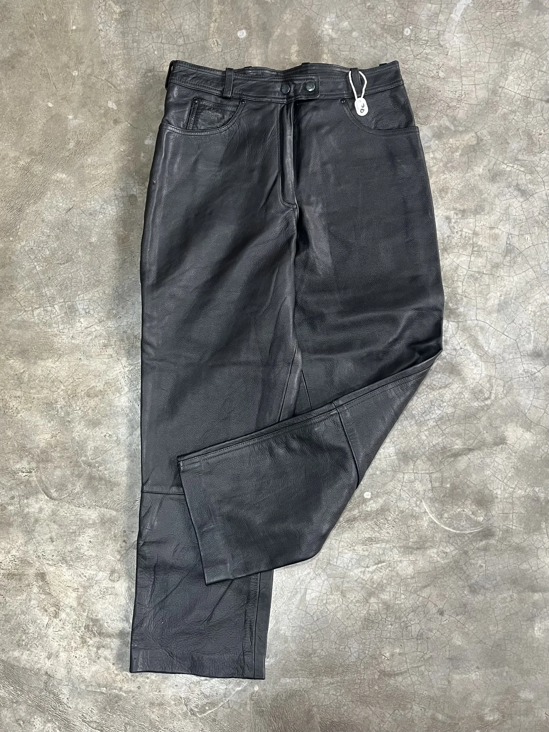 Louis Black leather pant - Image 2