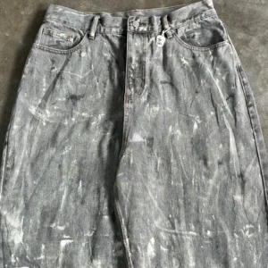 Cold grey painter wideleg baggy jeans