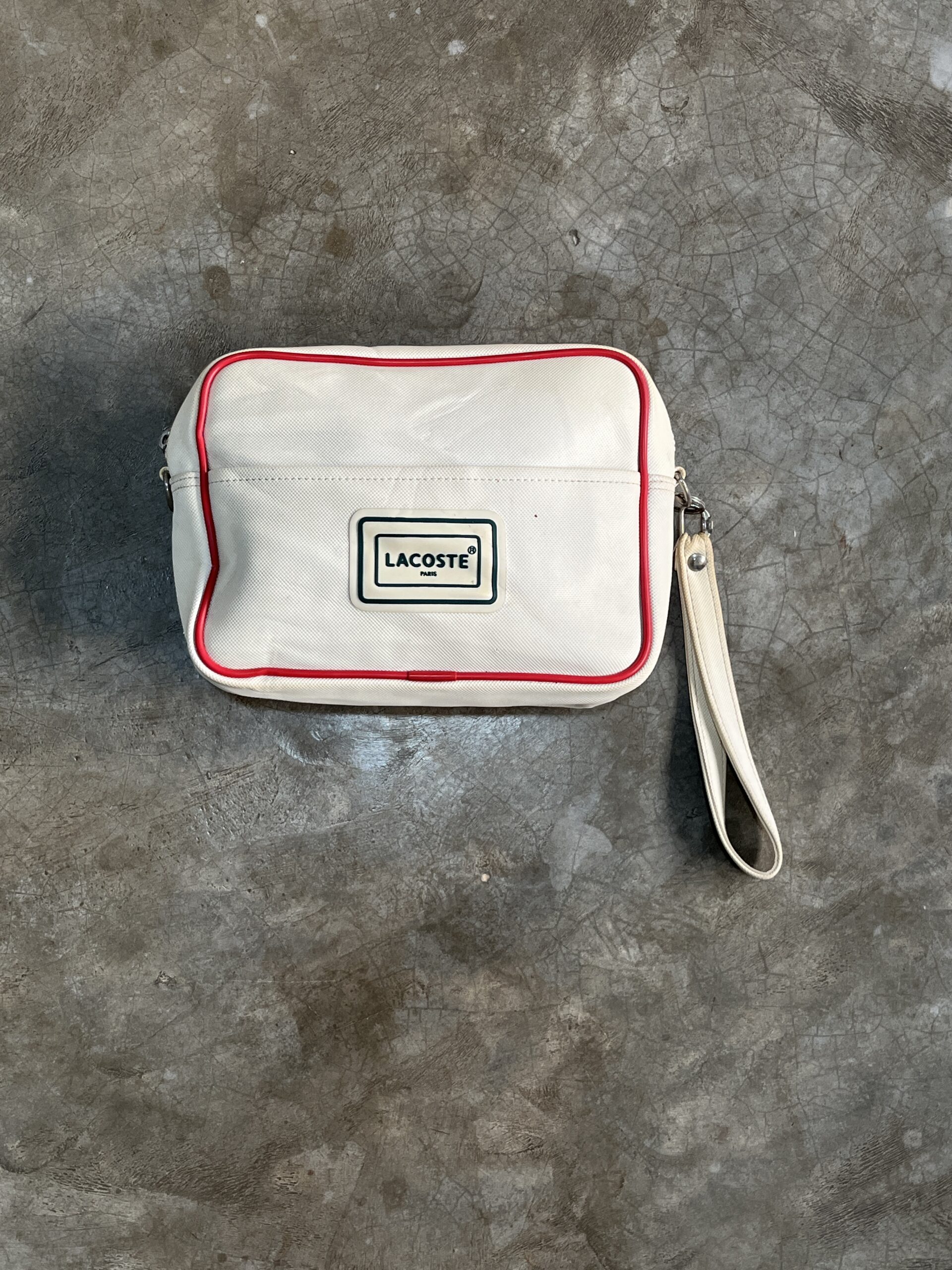Rare Lacoste trousee toilette bag - Image 8