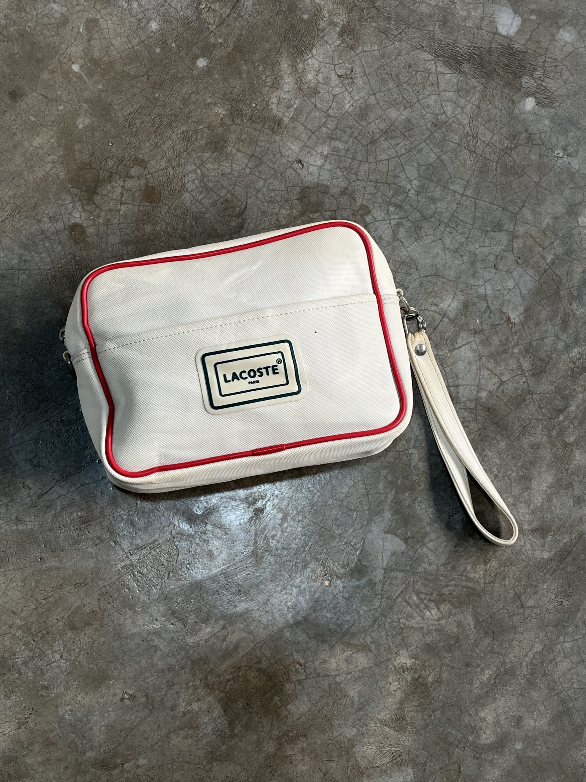 Rare Lacoste trousee toilette bag - Image 7