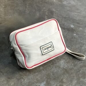 Rare Lacoste trousee toilette bag