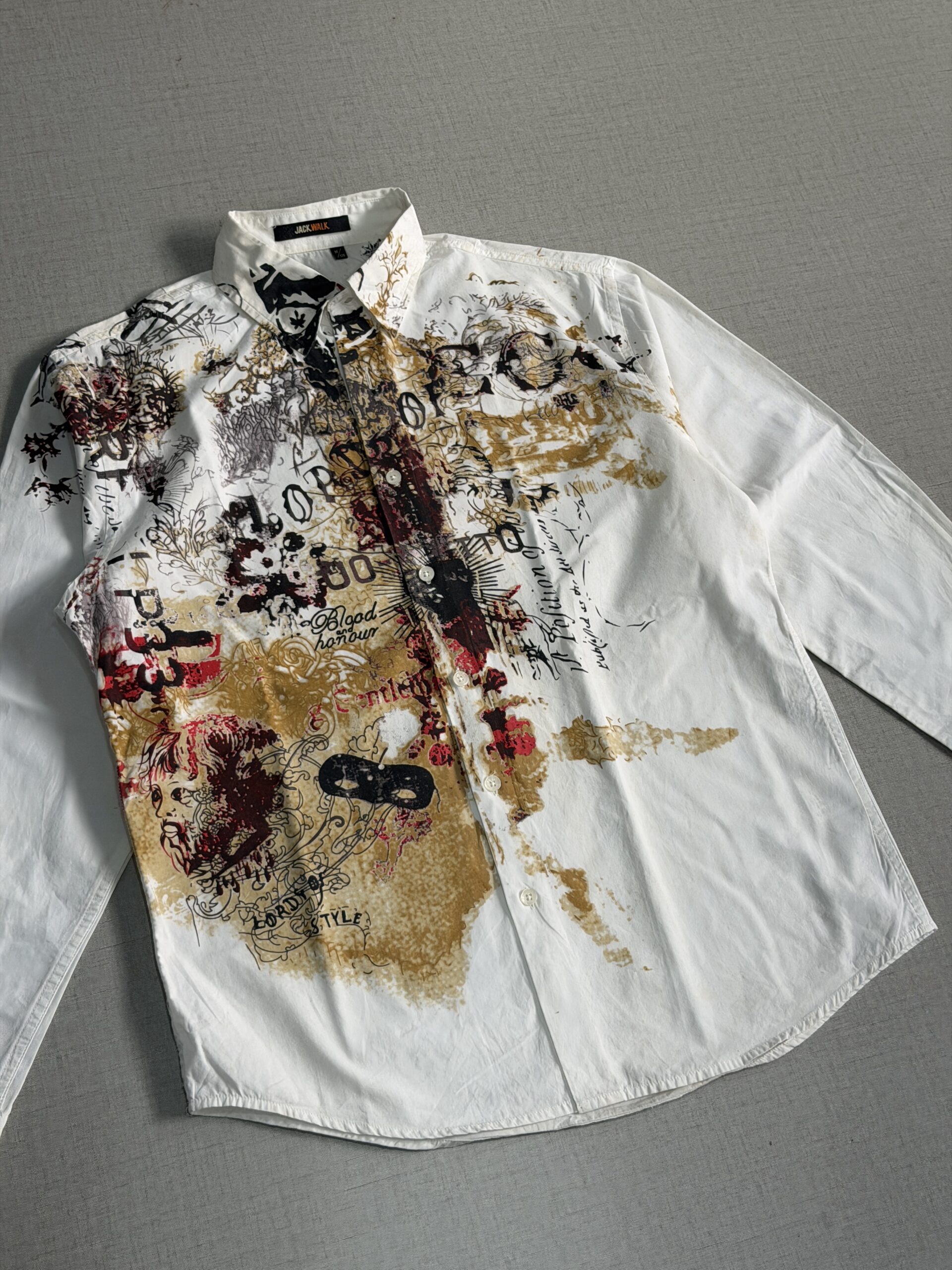 Graphic typography printed shirt - Image 4