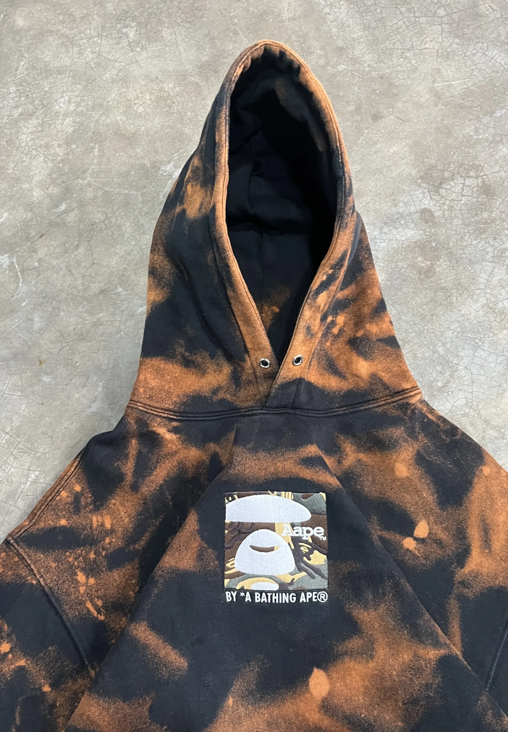 Bape faded black hoodie - Image 2