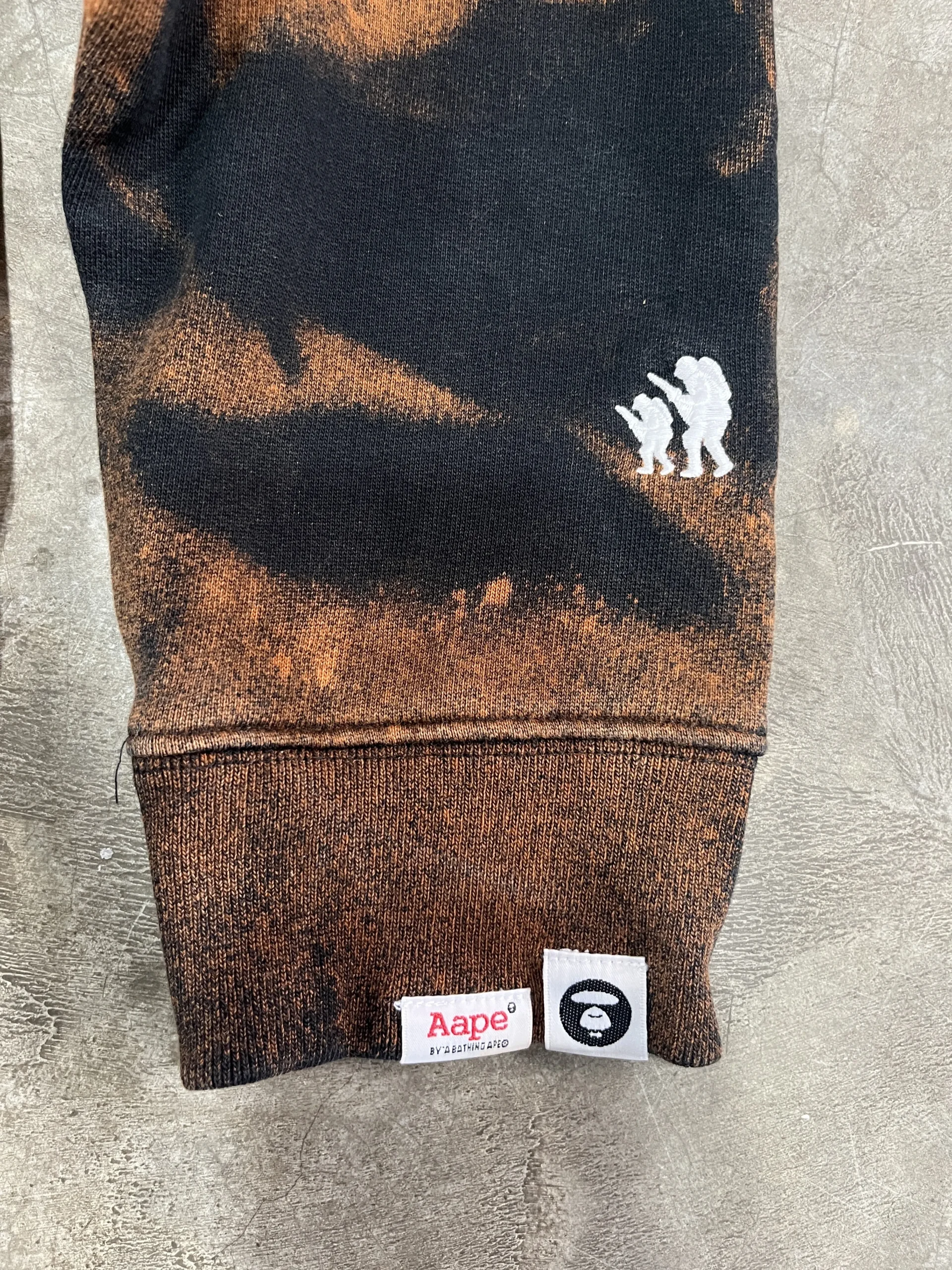 Bape faded black hoodie - Image 3
