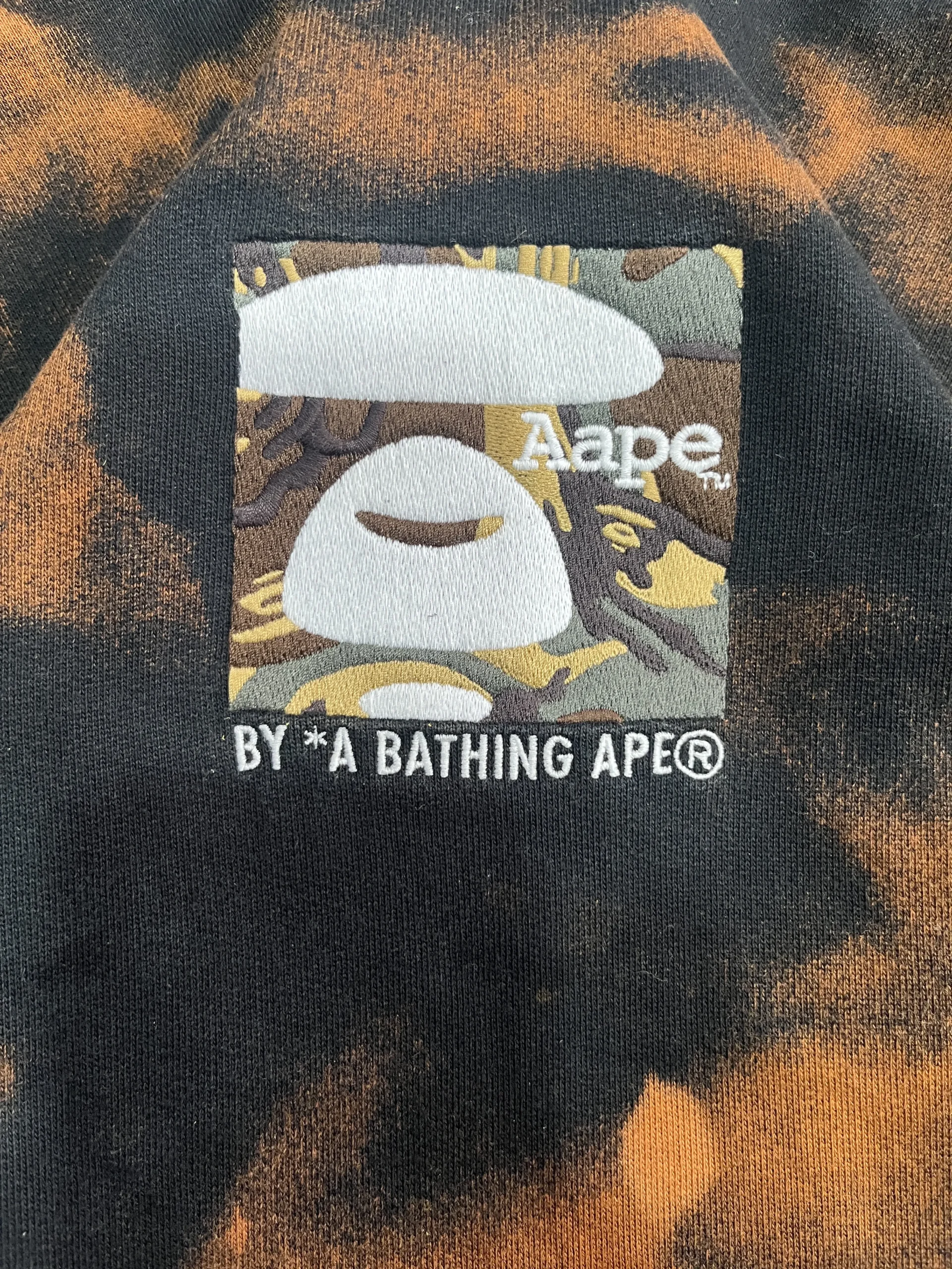 Bape faded black hoodie - Image 5