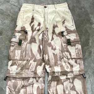 Vintage detachable wideleg cargo