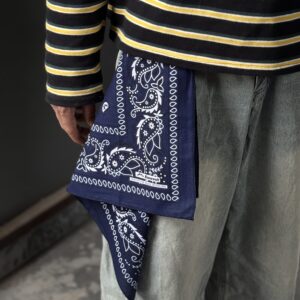 Blue paisely bandana