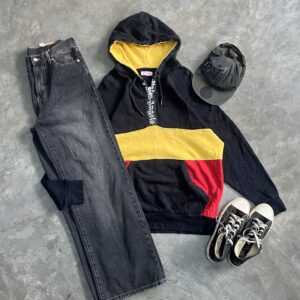 Palm angels quarter zip hoodie